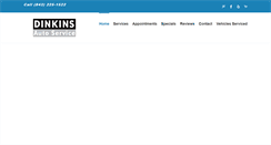 Desktop Screenshot of dinkinsautoservice.com